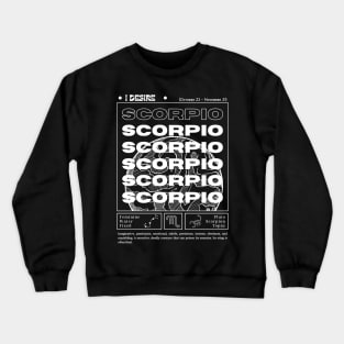 Scorpio zodiac sign Crewneck Sweatshirt